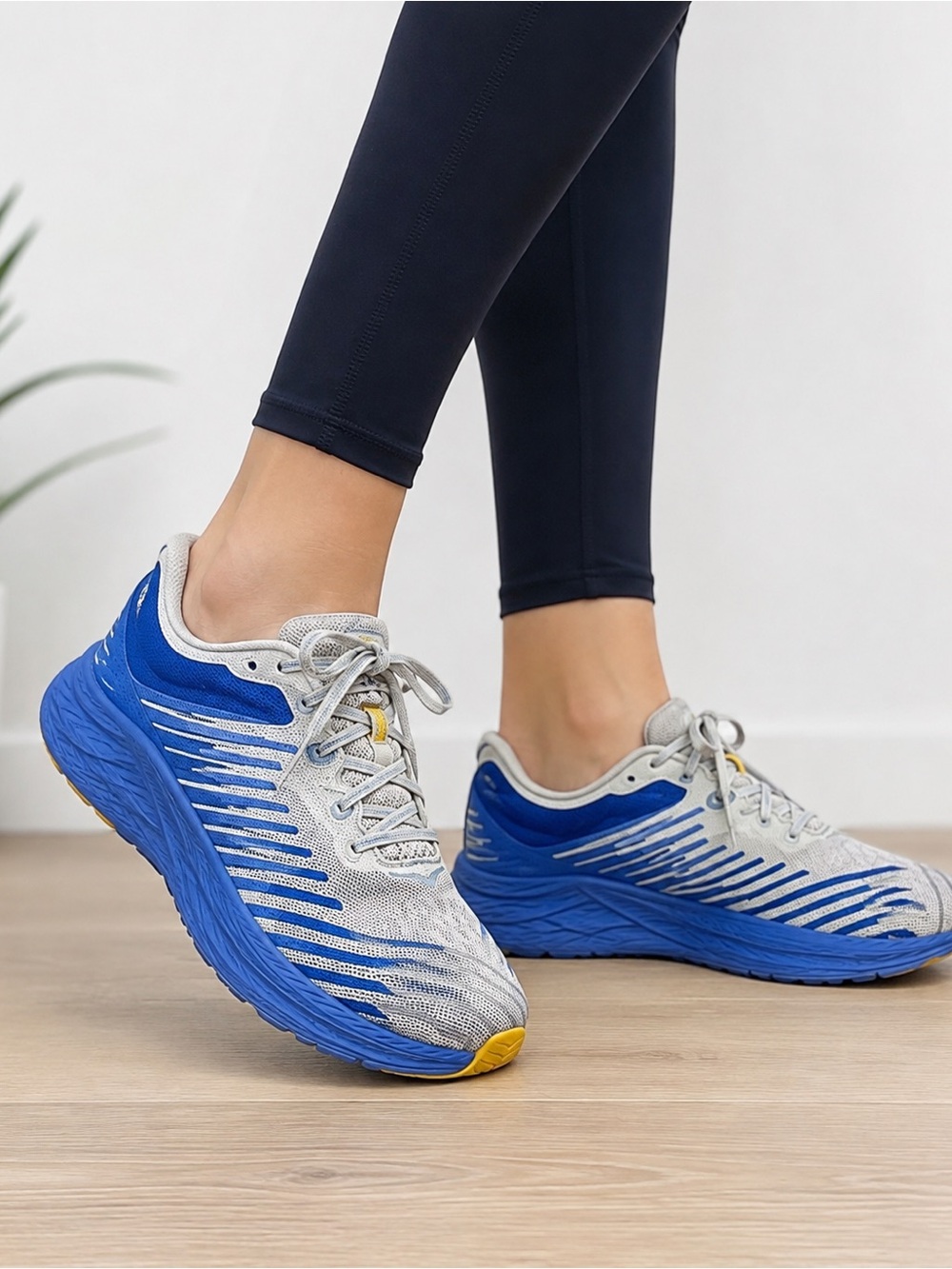 Hoka One One Women's Blue and Gray Running Shoes size 9.5 like. New